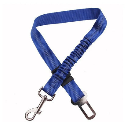 Dog Seat Belt Adjustable Pet Car leash Harness Safety Leads for Vehicle  Elastic Car Safety Belt