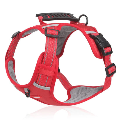 5 Colors Dog Harness Adjustable Pet Vest Soft Reflective Breathable Premium Nylon Webbing Comfort Control for Walking Dogs