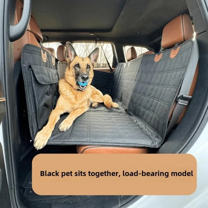 Extended rear seat pet car mat widened support board car carrying dog mat back seat pet mat