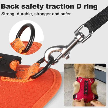 5 Colors Dog Harness Adjustable Pet Vest Soft Reflective Breathable Premium Nylon Webbing Comfort Control for Walking Dogs