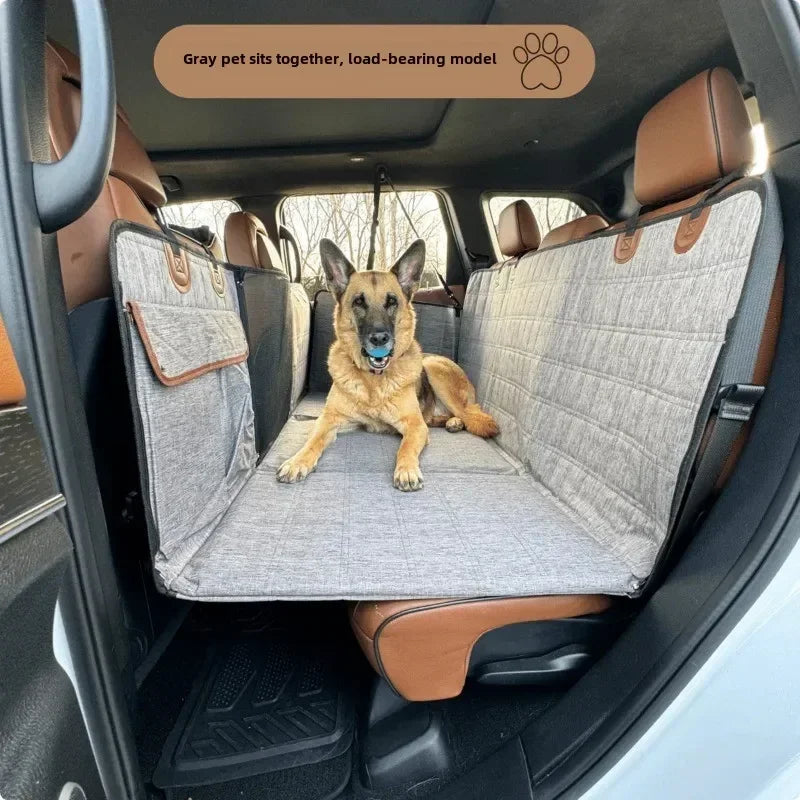 Extended rear seat pet car mat widened support board car carrying dog mat back seat pet mat