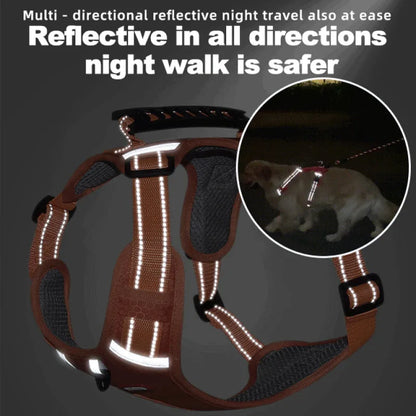 5 Colors Dog Harness Adjustable Pet Vest Soft Reflective Breathable Premium Nylon Webbing Comfort Control for Walking Dogs