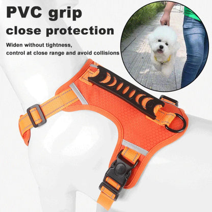 5 Colors Dog Harness Adjustable Pet Vest Soft Reflective Breathable Premium Nylon Webbing Comfort Control for Walking Dogs