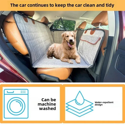 Extended rear seat pet car mat widened support board car carrying dog mat back seat pet mat