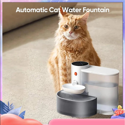 Cat Drinking Fountain Mobile Drinking Fountain Unplugged Automatic Water Feeder Pet Dog Drinking Fountain Pet Water Feeder